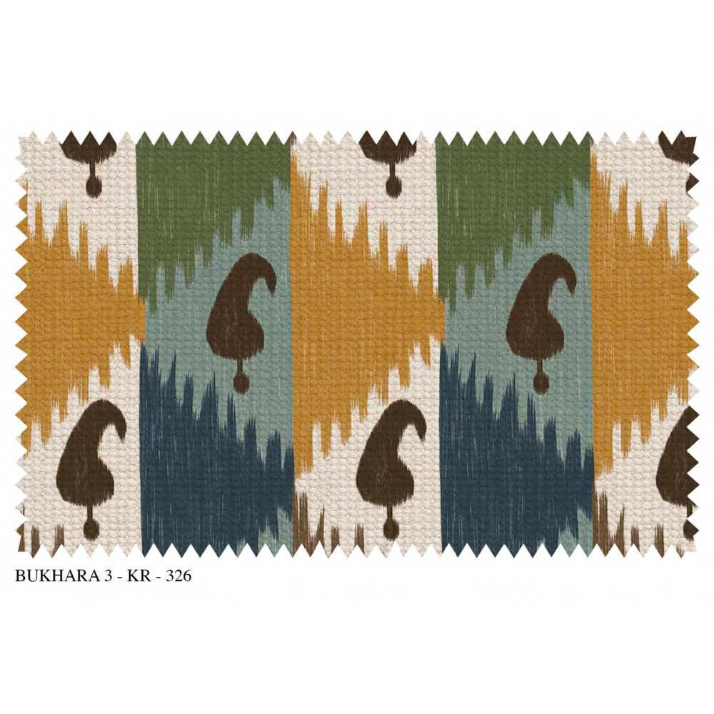 BUKHARA III – KRYPTON  SR NO: KR_326 Premium Upholstery Fabric (Polyester–Linen–Jute Blend)