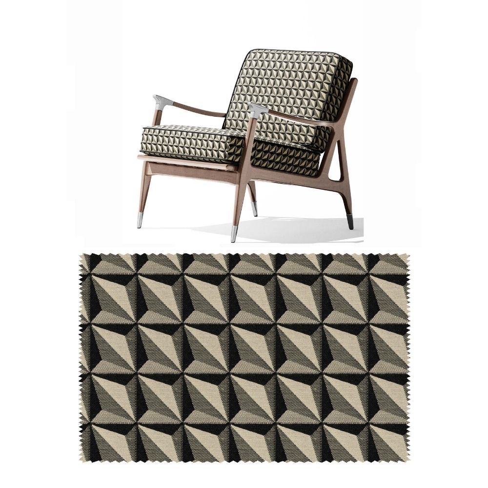 BEYOND BLACK  2D POLYESTER SOFA FABRIC