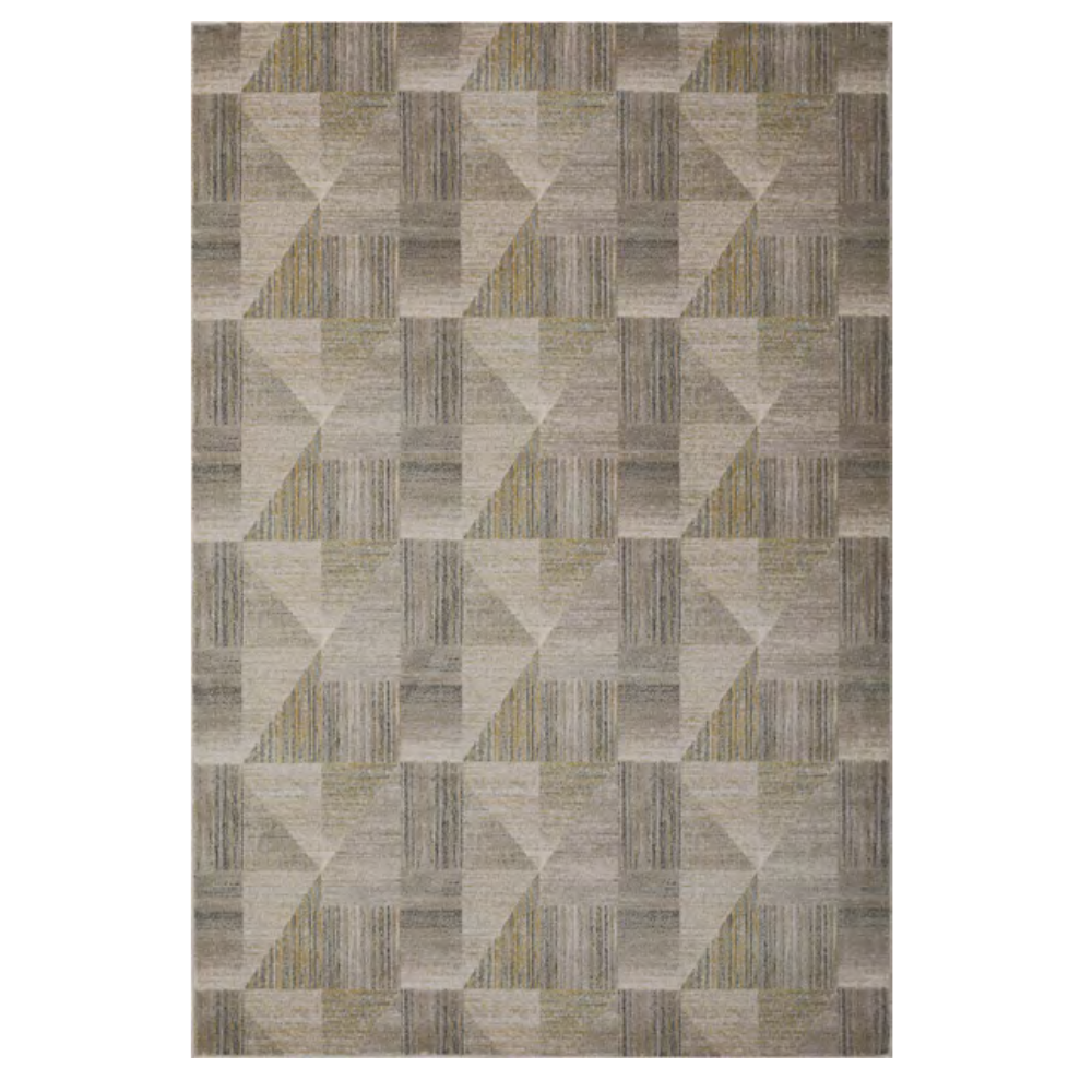 BURLINGTON  EDEN 2712C00-UZ-TAUPE-LIGHT YELLOW RUGS