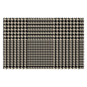 BEYOND BLACK SQUARE ZIGZAG POLYESTER FABRICS