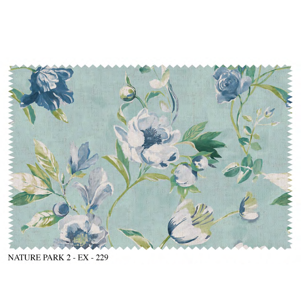 Nature Park-II EX-229 Elegant Drape – Excel Quality Blind Fabric Linen