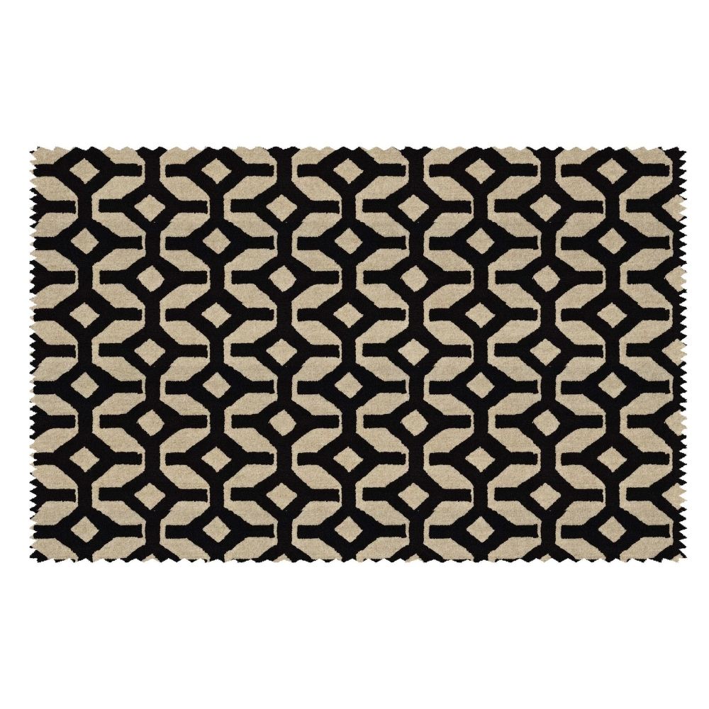 BEYOND BLACK  GEOMETRIC SOFA FABRIC