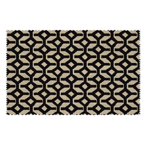 BEYOND BLACK GEOMETRIC SOFA FABRIC