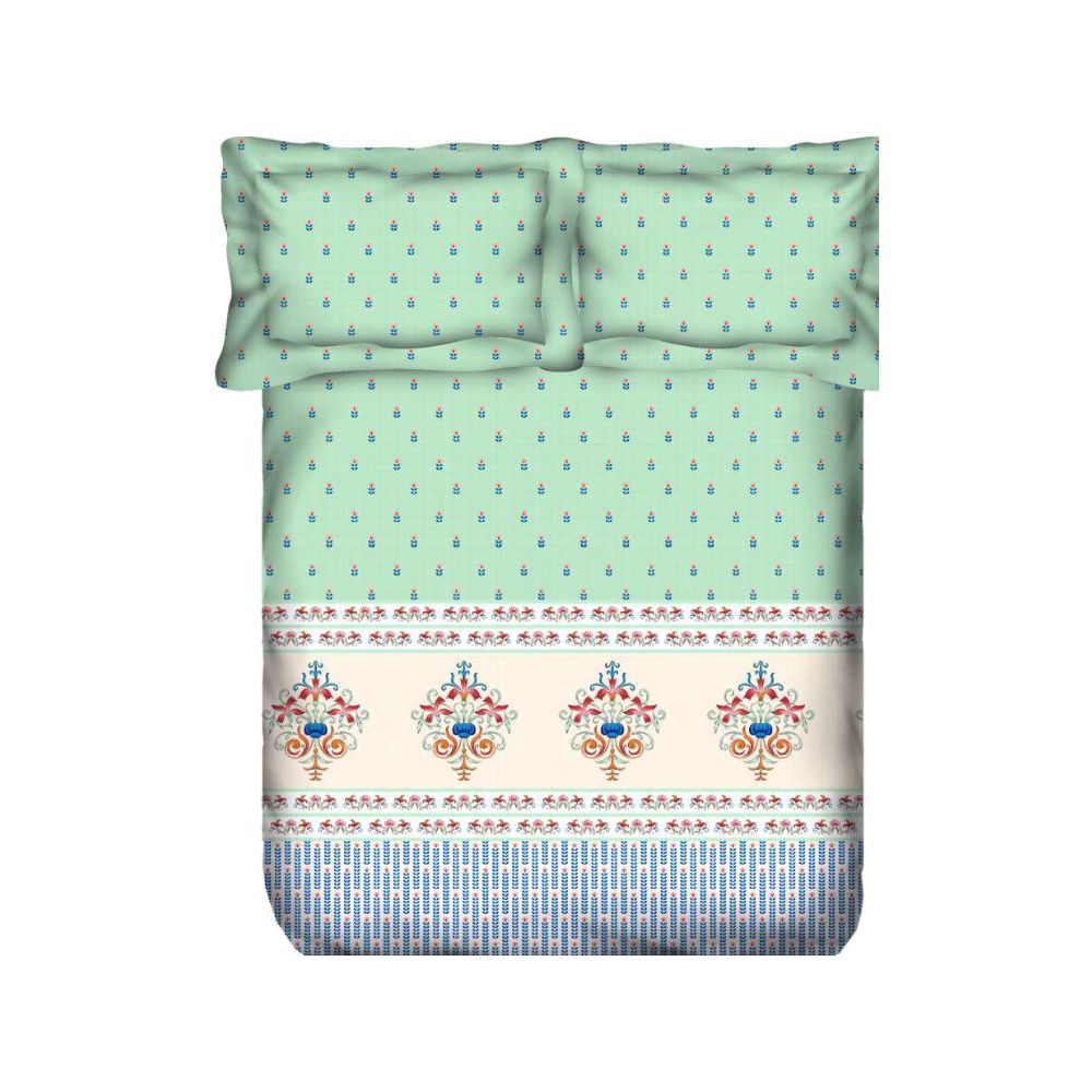 LAVENDER BEDSHEERT PRINTED 100% COTTON  SUPER KING SIZE BEDSHEET