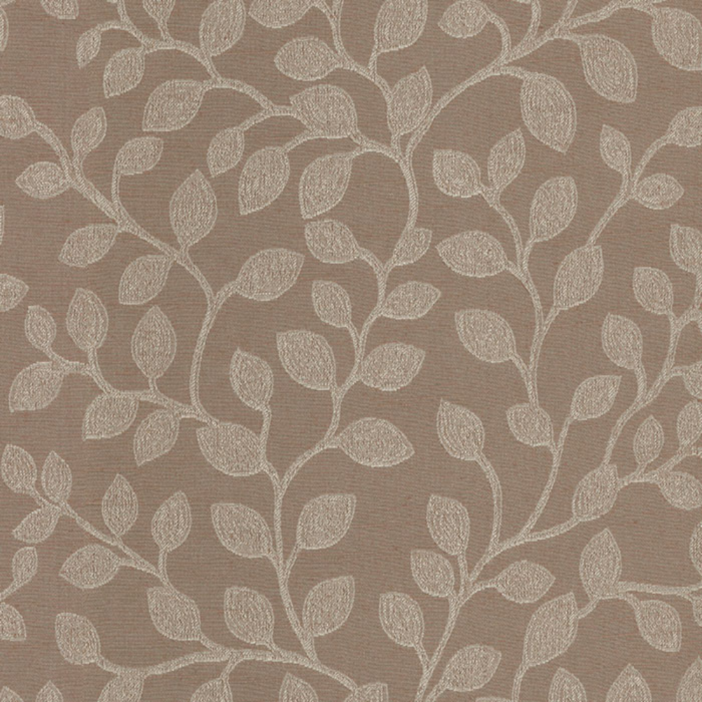 HILTON JACQUARD LEAF MAIN CURTAIN  FABRIC
