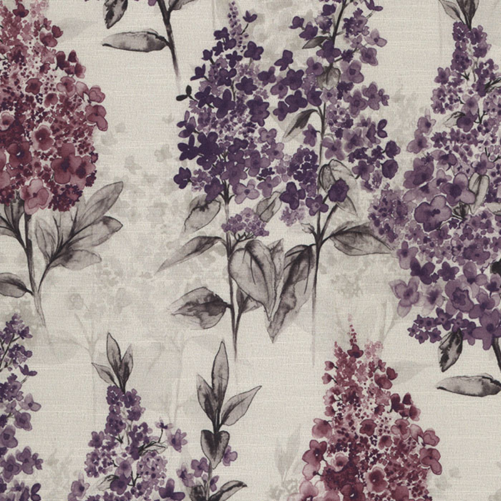 ICON POLYESTER FLOWER PRINT MAIN CURTAIN FABRIC