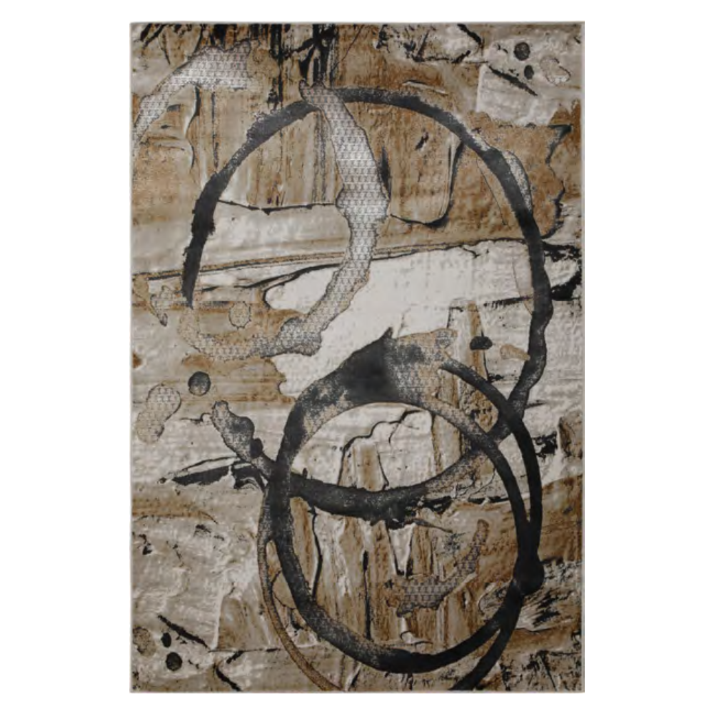 BURLINGTON DECO 5172C00-CQ-DARK GOLD-DARK GREY RUGS