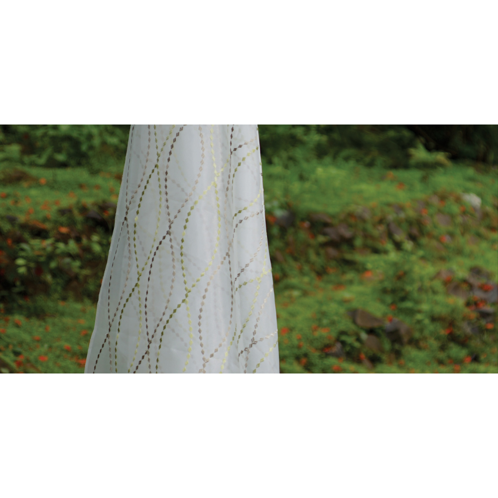 RIO EMBROIDERY POLYESTER 27329 SHEER CURTAIN FABRICS