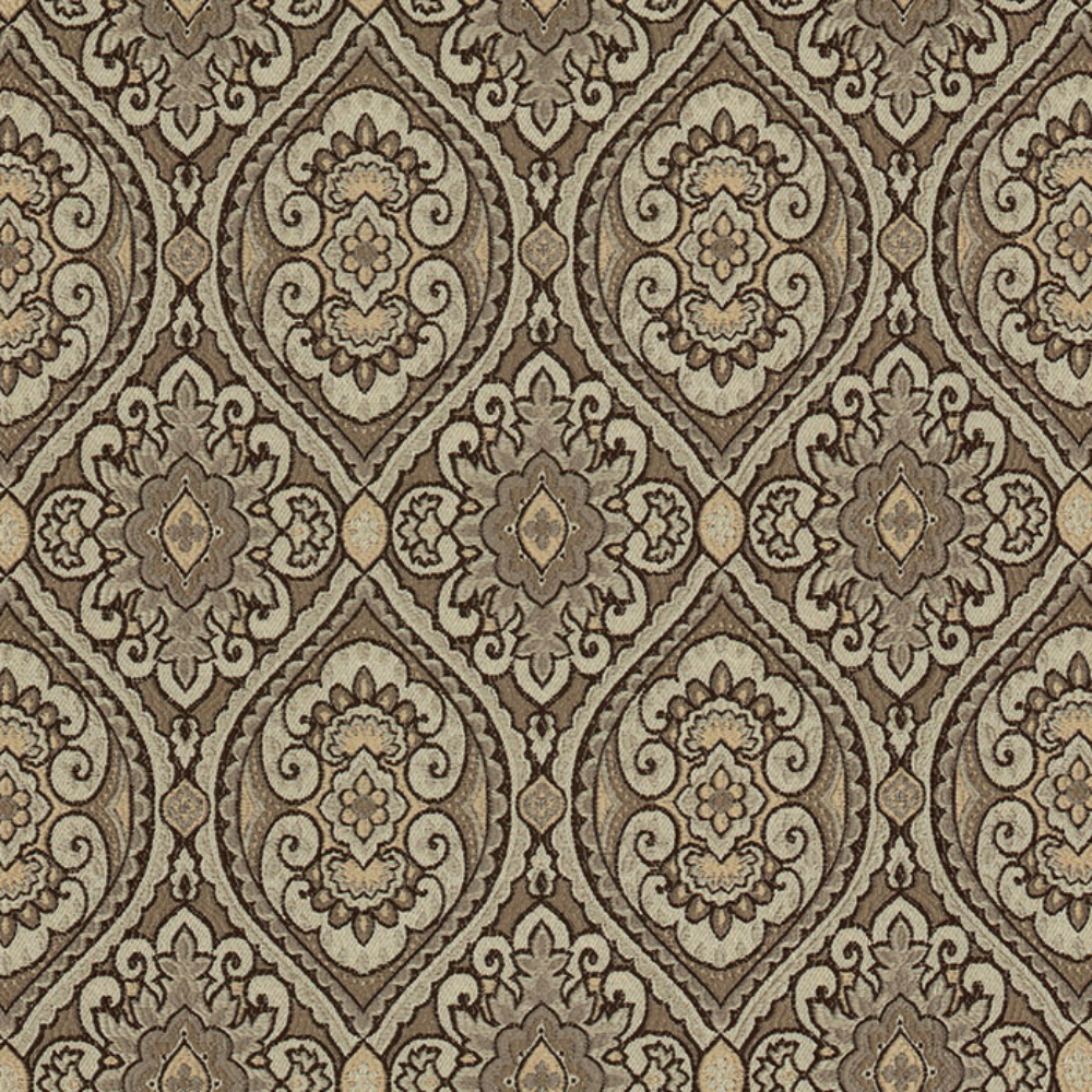 Malibu  polyester Upholstery jacquard Ogee fabrics