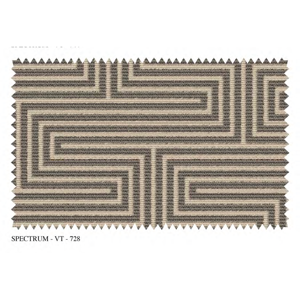 Spectrum Collection Geometric Maze Vermount Velvet Upholstery Fabric (100% Polyester)