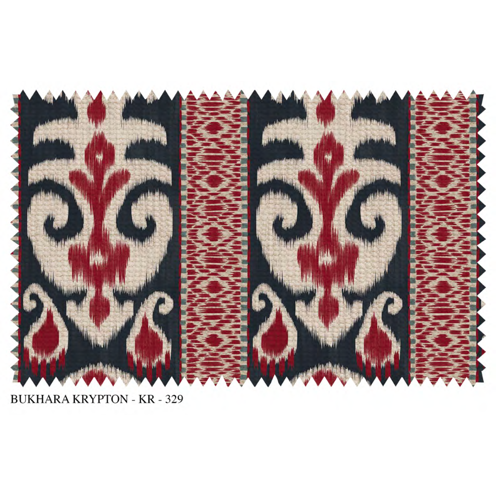 BUKHARA III – KRYPTON  SR NO: KR_329 Premium Upholstery Fabric (Polyester–Linen–Jute Blend)