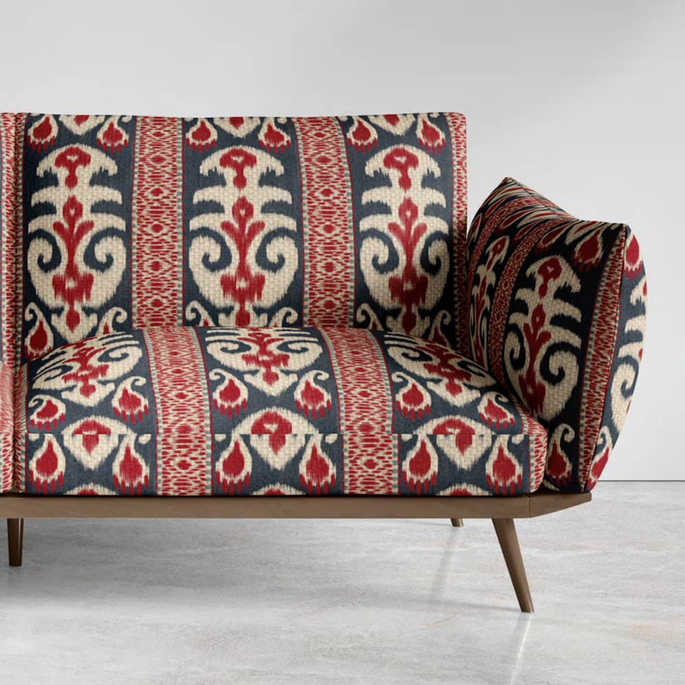 BUKHARA III – KRYPTON  SR NO: KR_329 Premium Upholstery Fabric (Polyester–Linen–Jute Blend)
