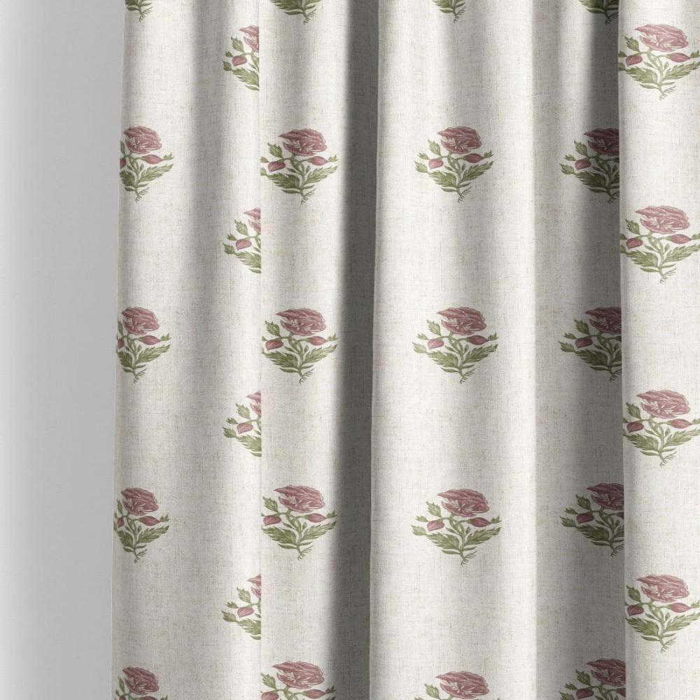 Indian Motifs PRINT POLYESTER FLOWER  CURTAIN FABRICS