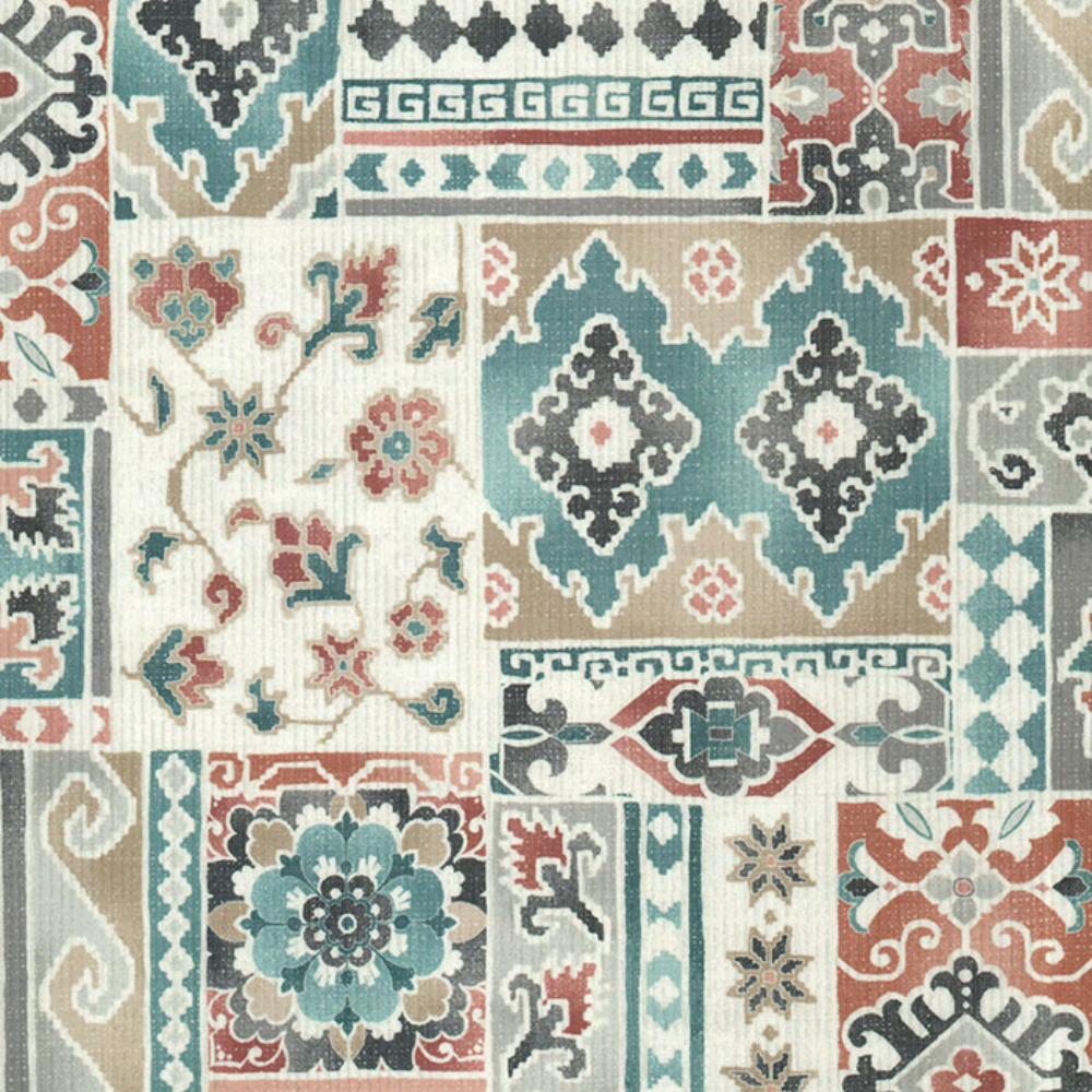 ROYALE Geometric Velvet Upholstery Polyester fabrics
