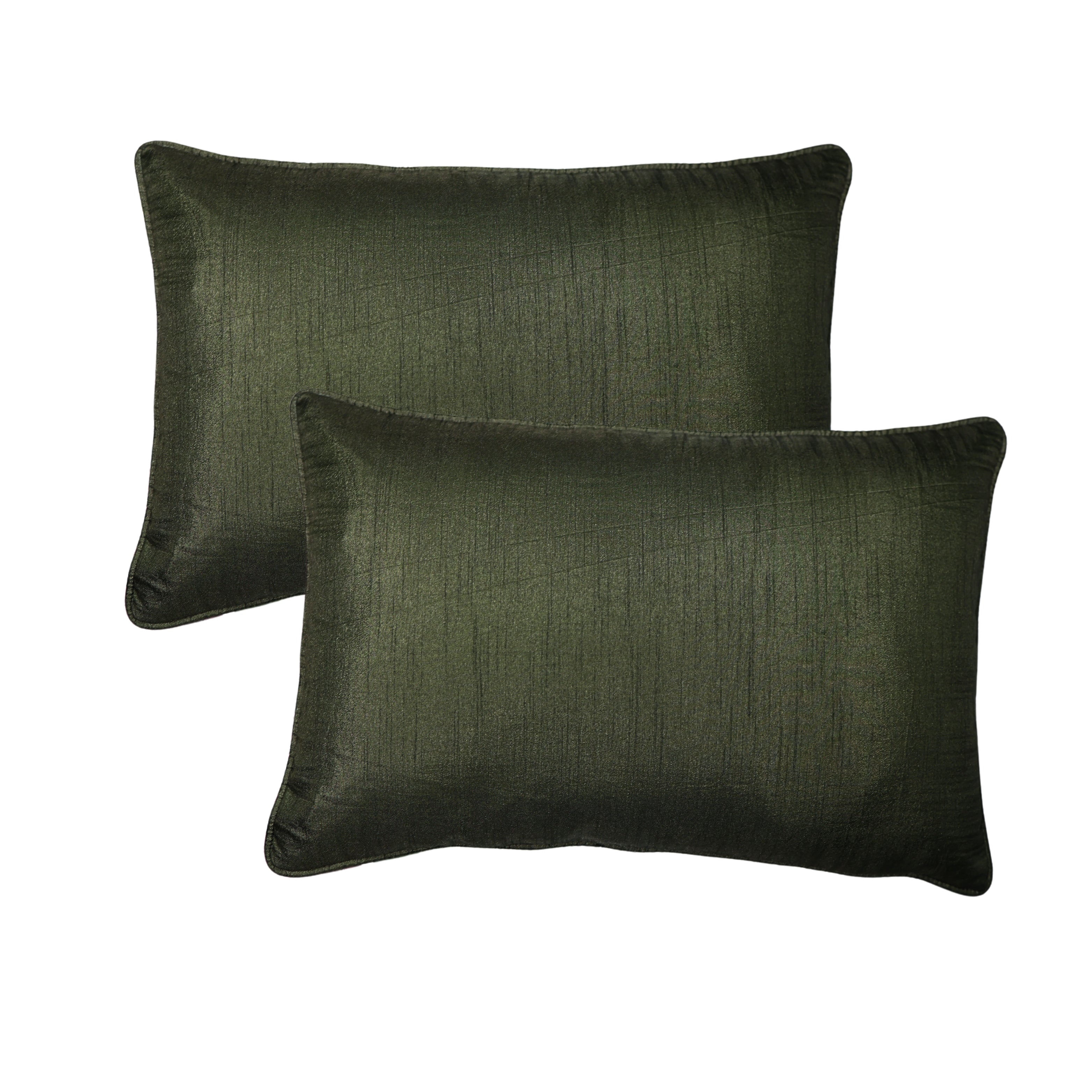SILK PLAIN  SOLID COLOR CUSHION COVER 30CMX45CM