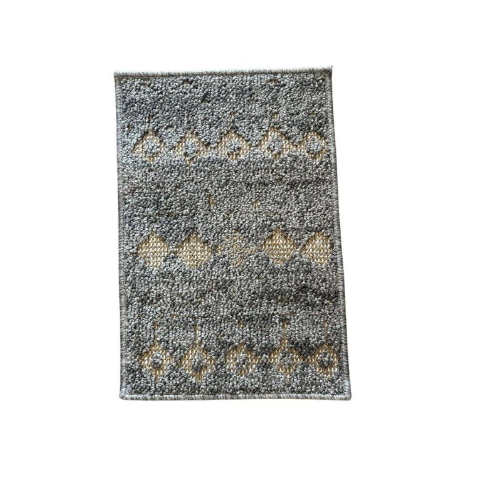 SANDRO JUTE DOORMAT GRAY BROWN 100% POLYESTER