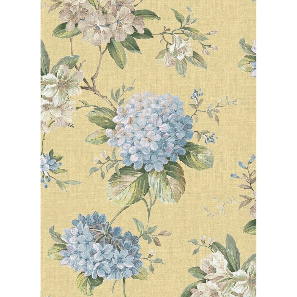 INDIAN SUMMER PRINTED FLOWERING YELLOW BASE SOFA FABRICS