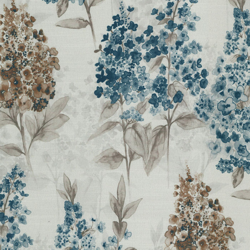 ICON POLYESTER FLOWER PRINT MAIN CURTAIN FABRIC
