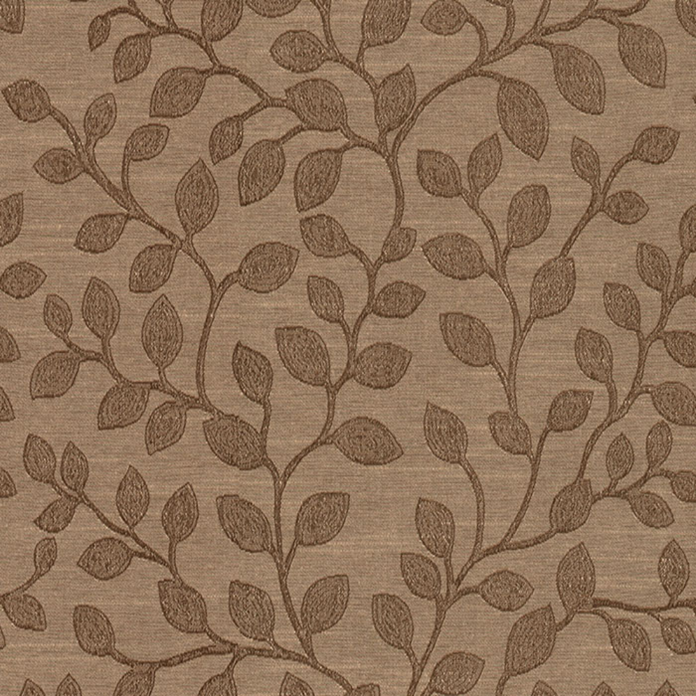 HILTON JACQUARD LEAF MAIN CURTAIN  FABRIC