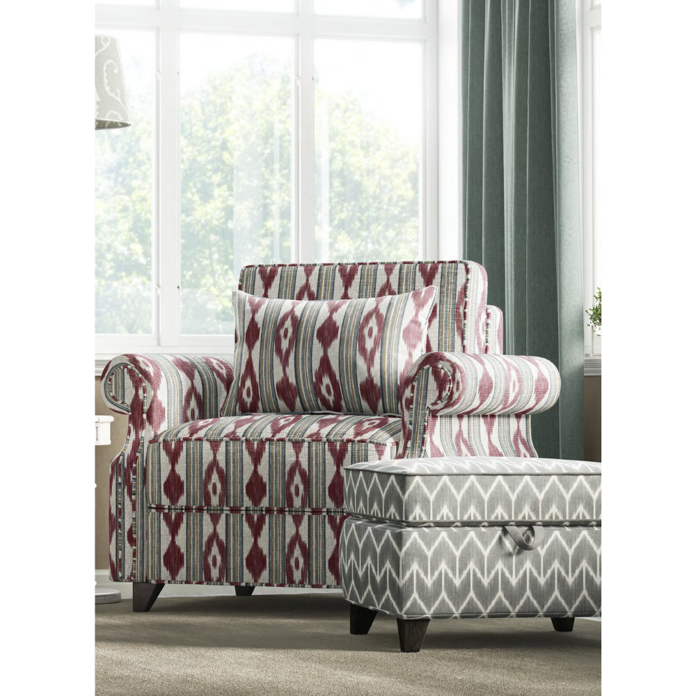 BUKHARA III – KRYPTON  SR NO: KR_304 Premium Upholstery Fabric (Polyester–Linen–Jute Blend)