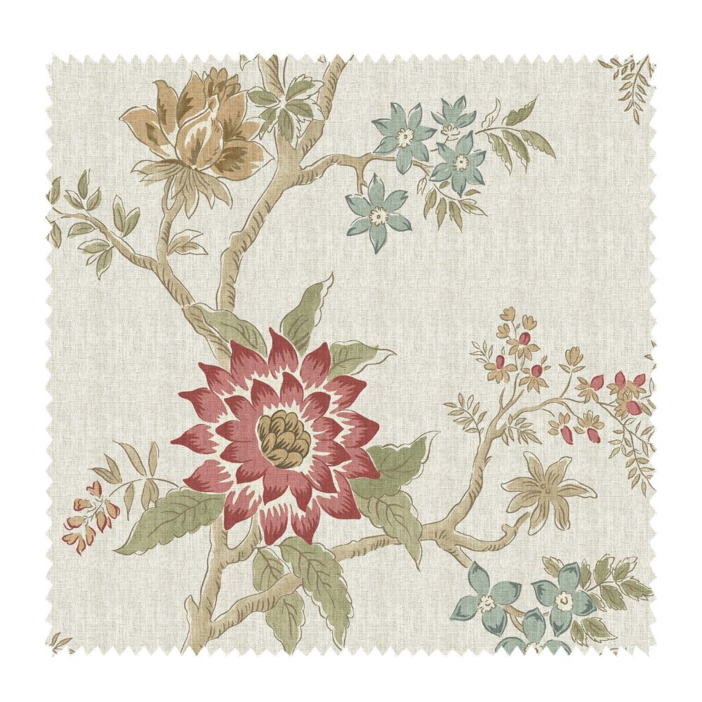 MODERN COUNTRY BLINDS PRINT TREE FLOWER FABRIC AT 304