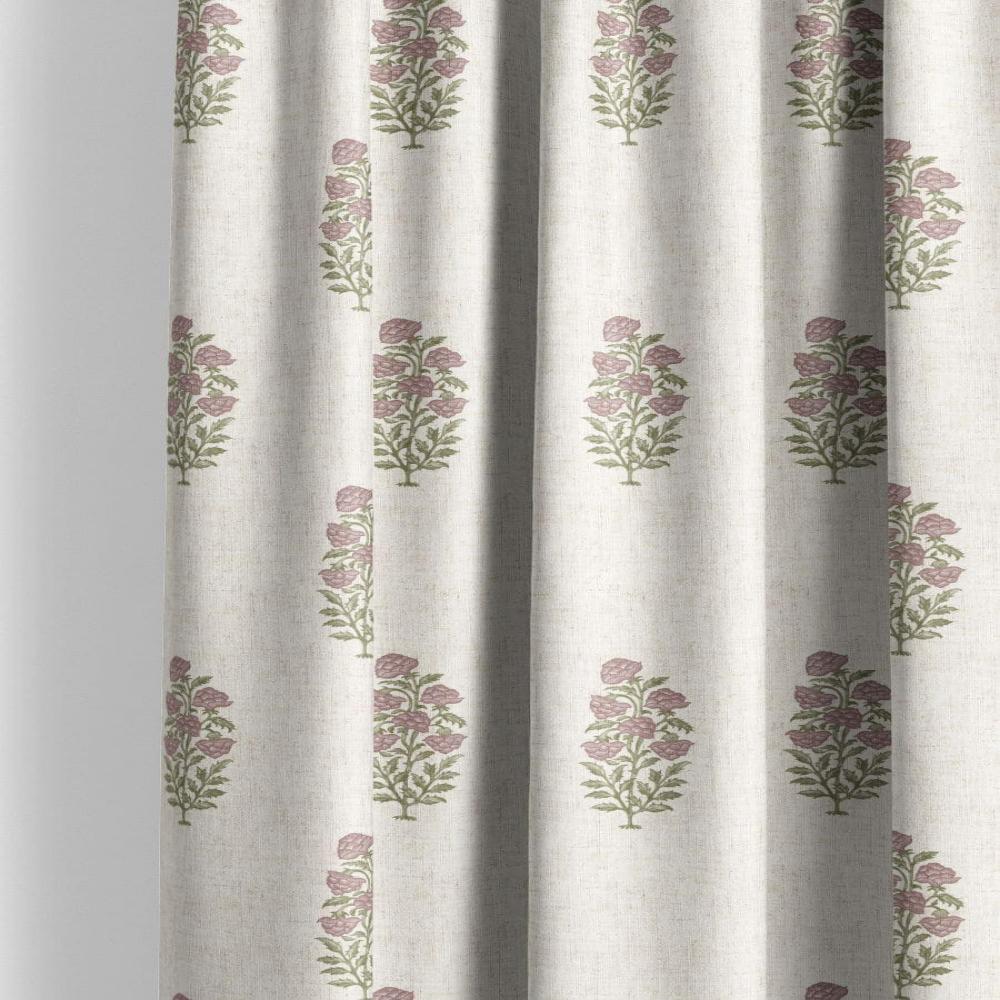 Indian Motifs PRINT POLYESTER FLOWER  CURTAIN FABRICS
