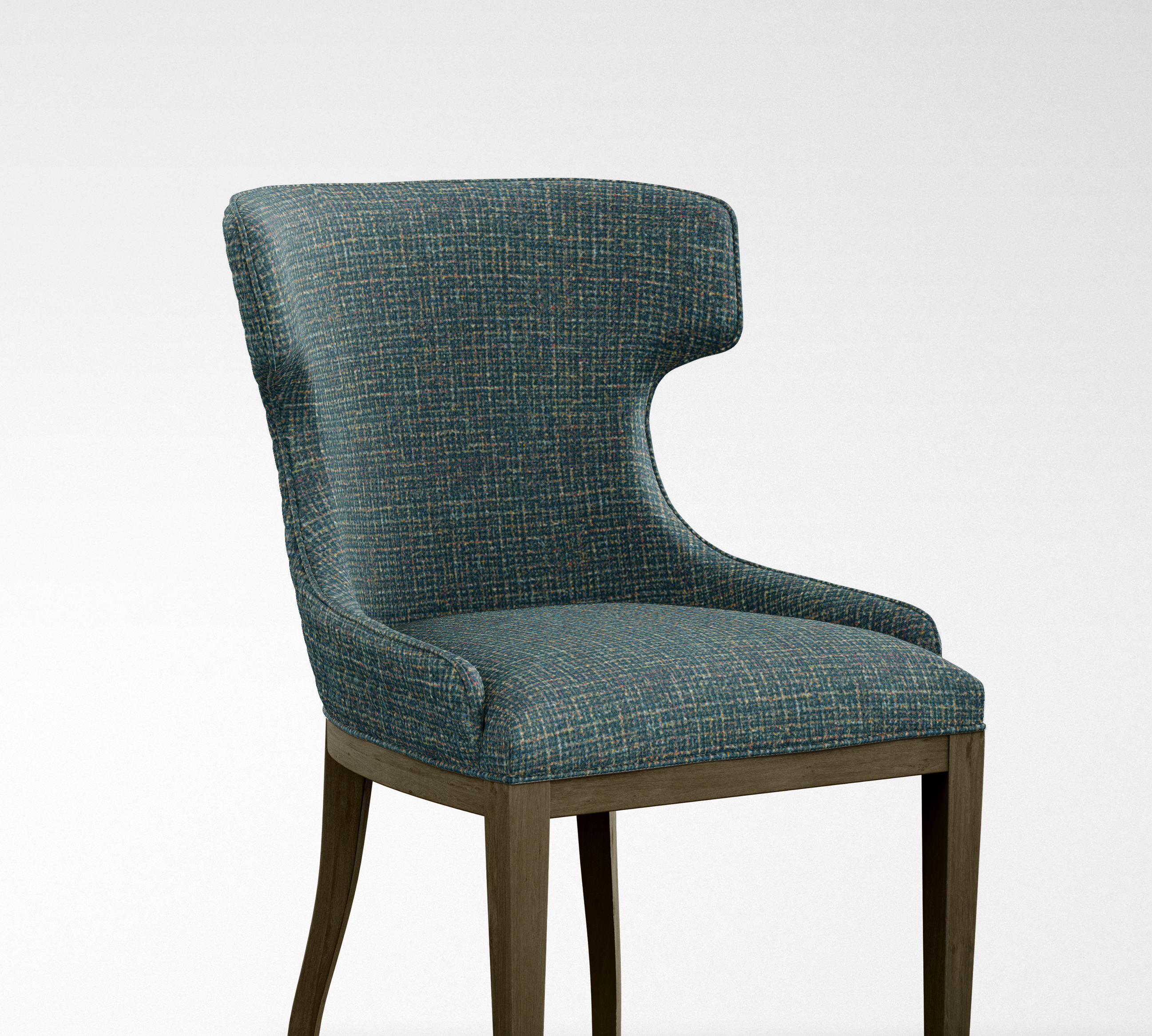CASCADE II VELVET UPHOLSTERY FABRIC POLYESTER TEXTURE GREEN