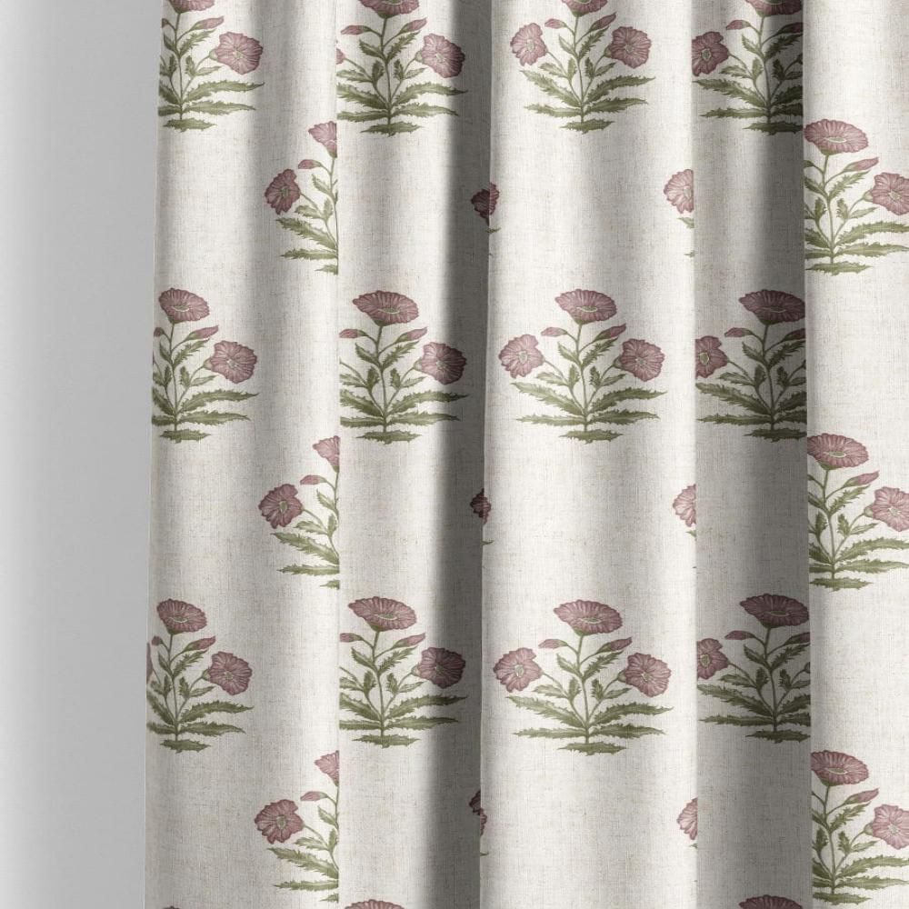 Indian Motifs PRINT POLYESTER FLOWER  CURTAIN FABRICS