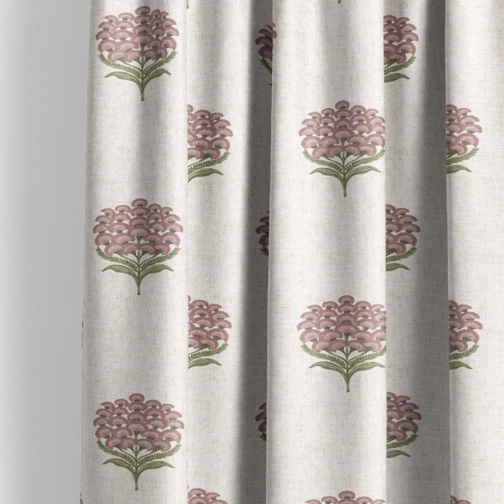 Indian Motifs PRINT POLYESTER FLOWER  CURTAIN FABRICS