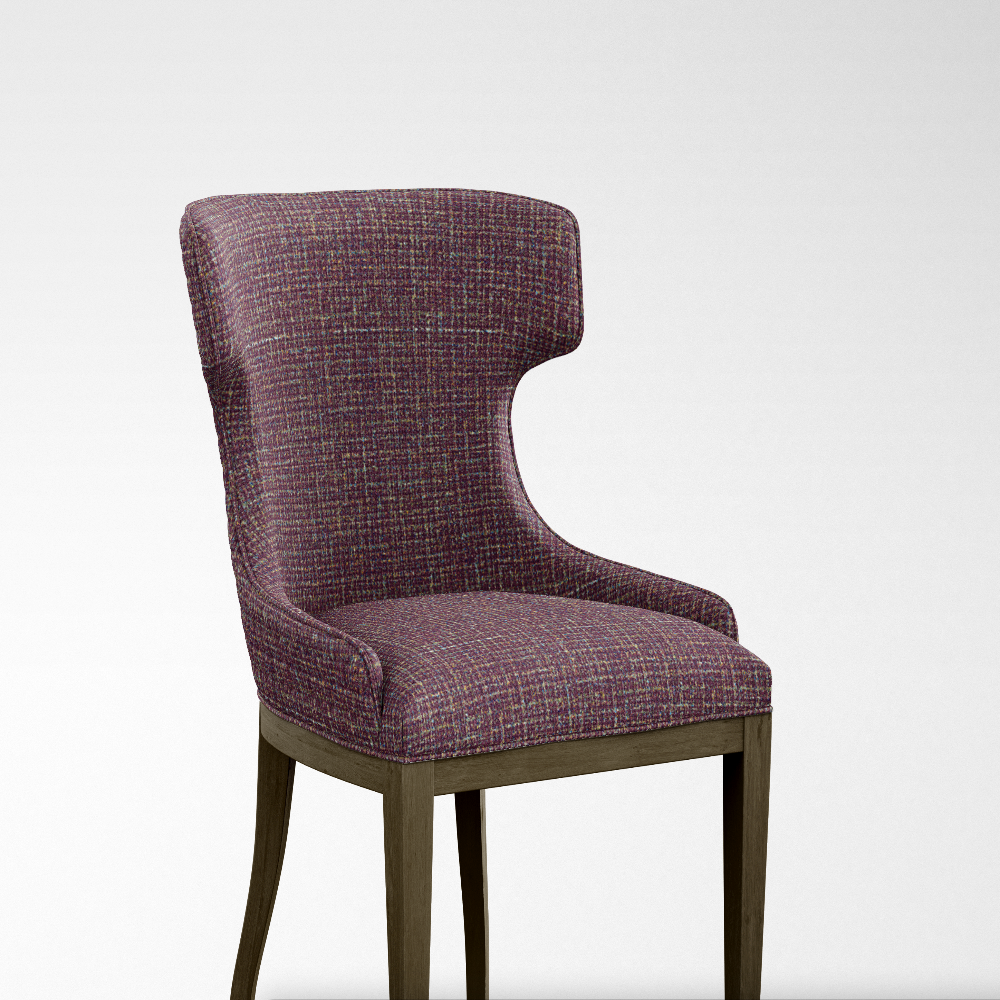CASCADE II VELVET UPHOLSTERY  POLYESTER TEXTURE PINK FABRIC