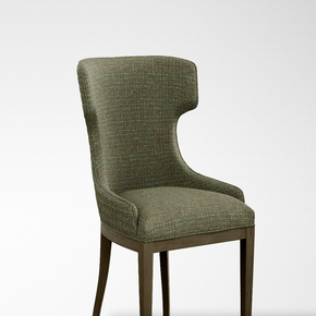 CASCADE II VELVET UPHOLSTERY POLYESTER  TEXTURE  LIGHT GREEN FABRIC