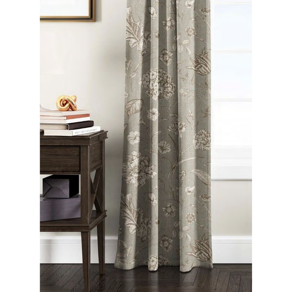 INDIAN SUMMER PRINTED BEIGE FLOWERING  FABRICS
