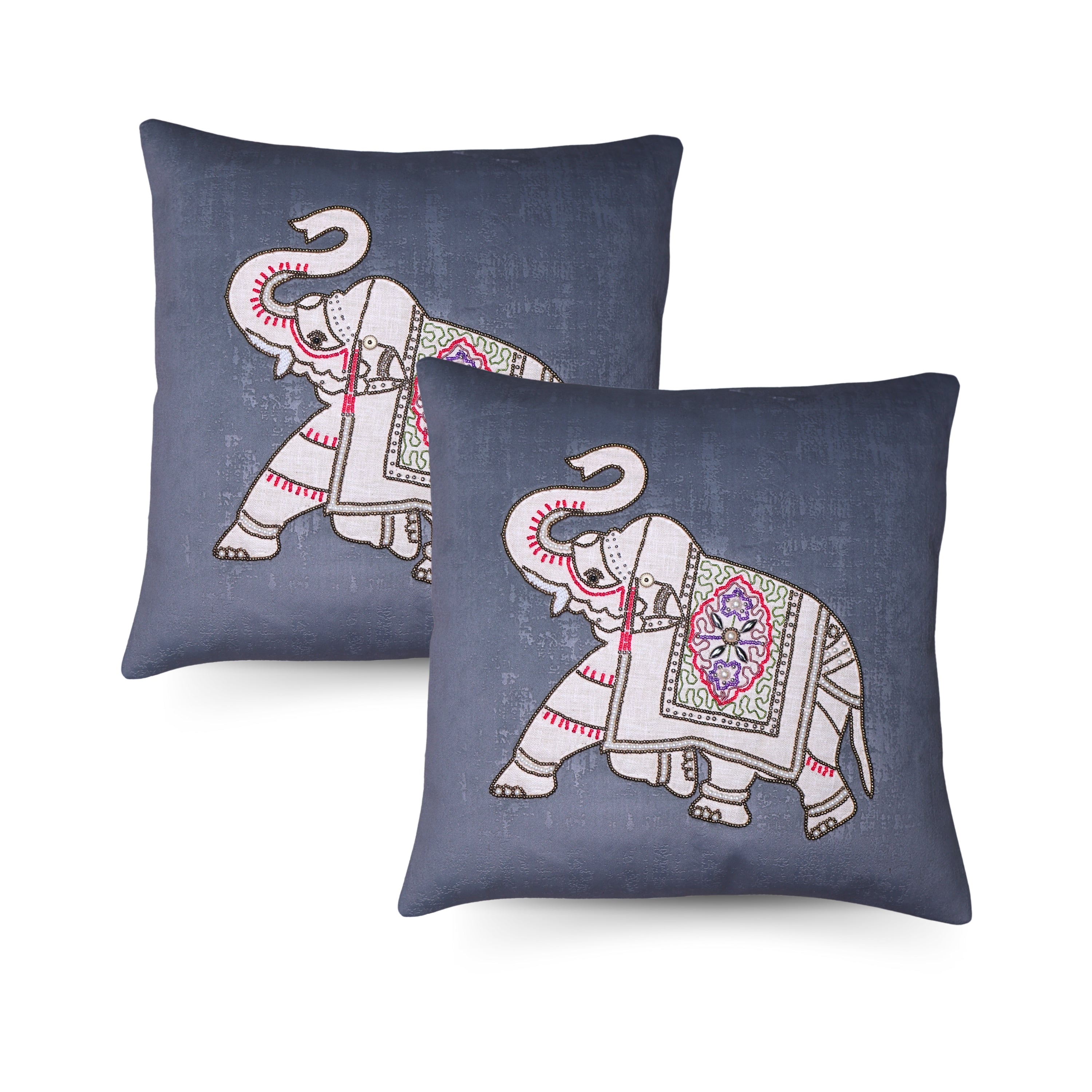 SWADE FABRIC PATCH WORK EMBROIDED ELEPAHANT