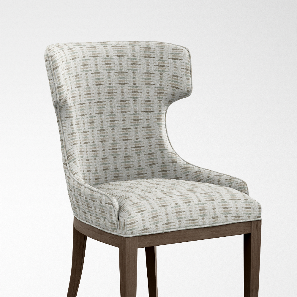 Geometric Fineprint  texture pattern light gary FABRICS