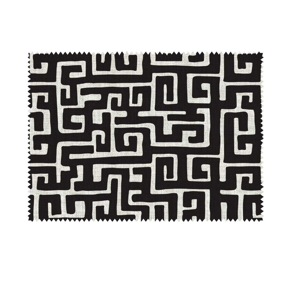 THE BLACK CONCEPT II  ZIGZAG BLACK UPHOLSTERY  FABRICS
