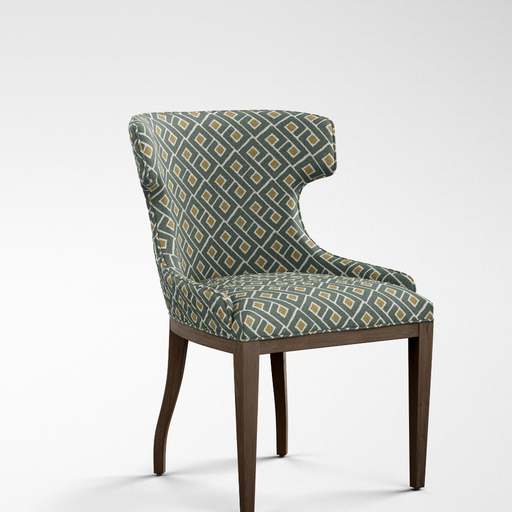 GEOMETRIC FINEPRINT  POYESTER PASTEL BLUE  UPHOLSTERY  FABRICS