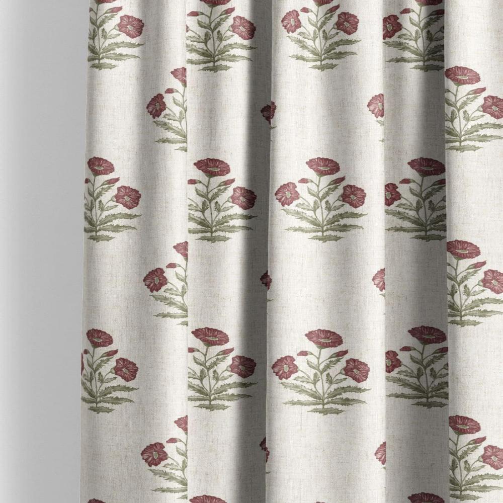 Indian Motifs PRINT POLYESTER FLOWER  CURTAIN FABRICS