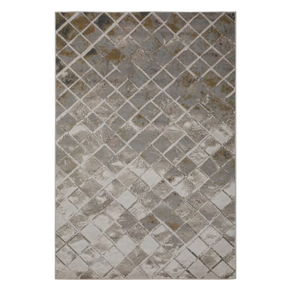 BURLINGTON DECO 2253C00-HG-DARK BEIGE-POL. GREY RUGS