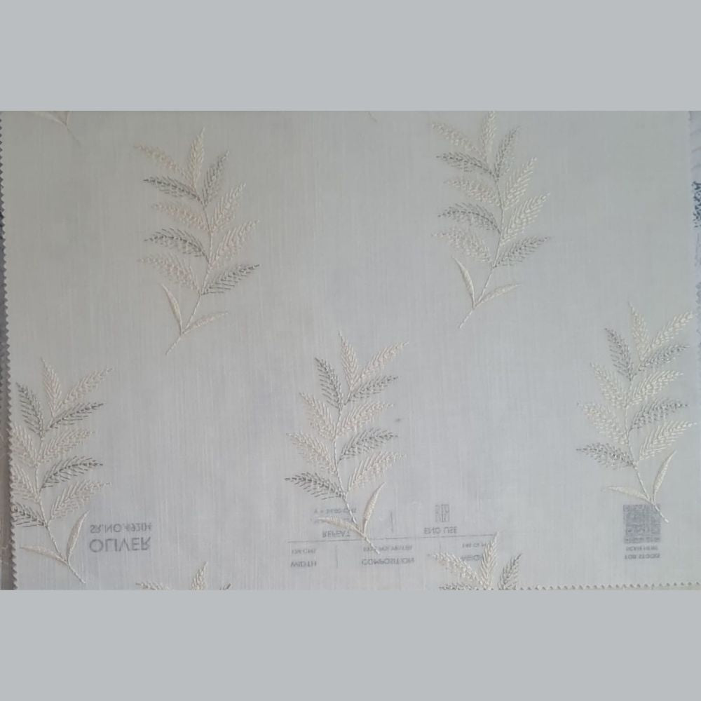 Oliver 49204  Sheer Curtain Fabric – 100% Polyester, Light & Elegant Drapery