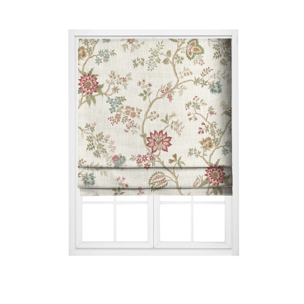 MODERN COUNTRY BLINDS PRINT TREE FLOWER FABRIC AT 304