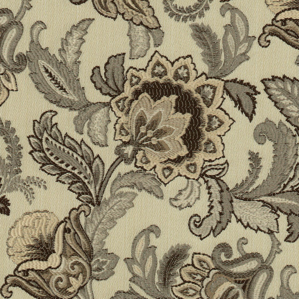 AUGUSTO JACQUARD SCROLL POLYSTER UPHOLSTERY FABRICS