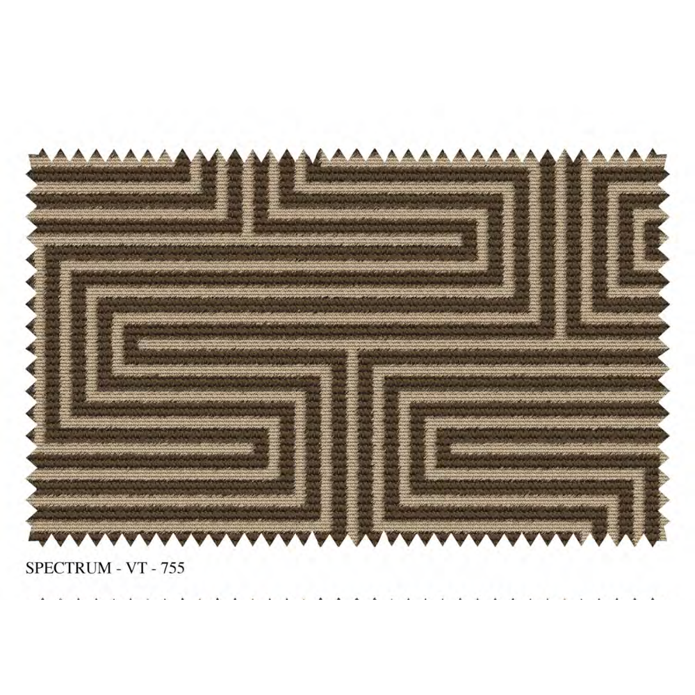 Spectrum Collection Geometric Maze Vermount Velvet Upholstery Fabric (100% Polyester)