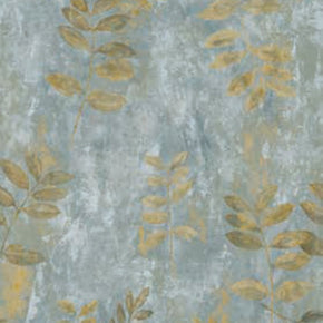 GLIMMER PRINT GOLDEN SMALL LEAVE HOME DECOR WALL COVER WALLPAPERS