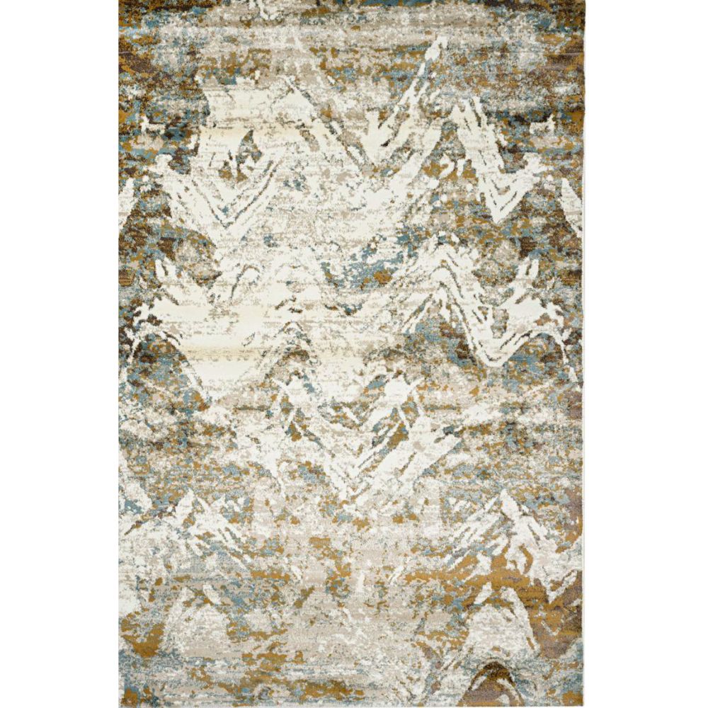 CALYPSO CARPET ZIGZAG  GRAY BROWN Y