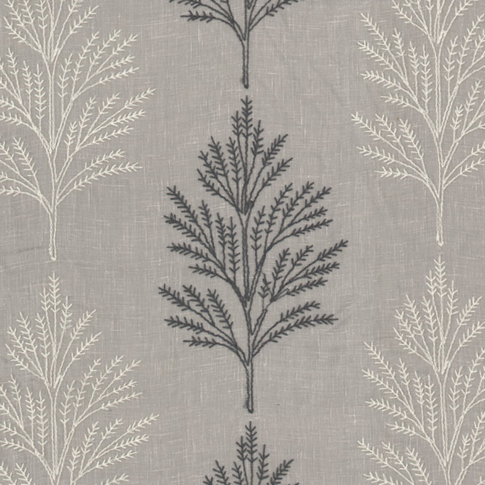 LUCY EMBROIDERY  TREE SHEER CURTAIN FABRICS
