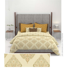 CARNIVAL GOLD AMBI OLIVE KING SIZE BED SHEET