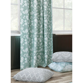 Main CURTAIN FABRICS NEOMA FLOWERING LIGHT GREEN