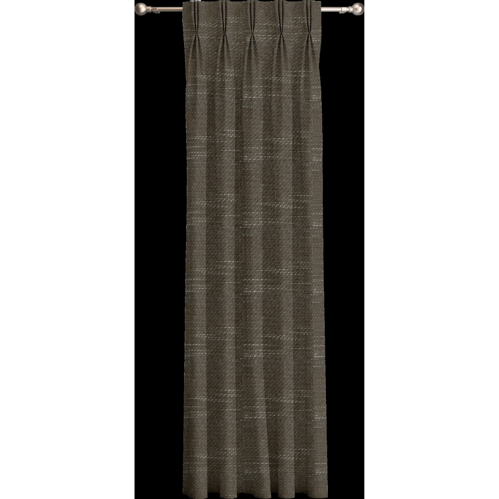 EZRA WHITE DOT TEXTURE GRAY CURTAIN FABRICS