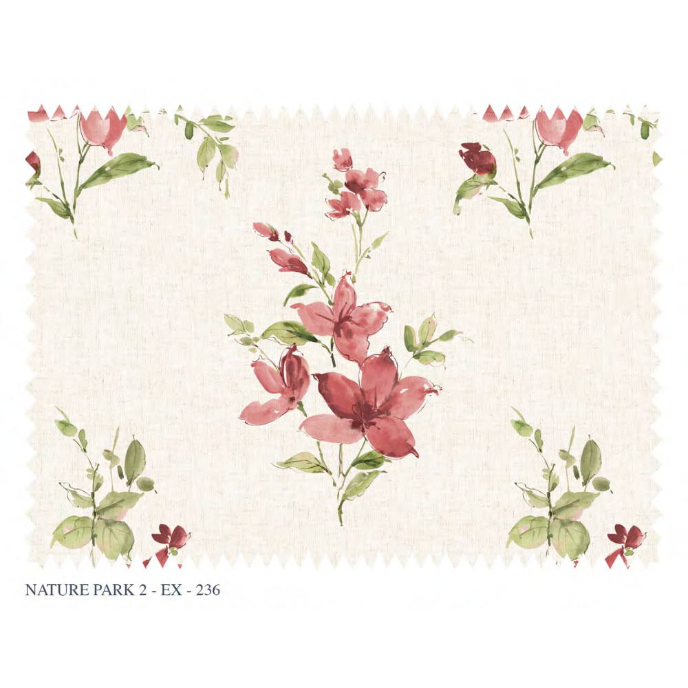 Nature Park-II EX-236 Elegant Drape – Excel Quality BLIND Fabric Linen