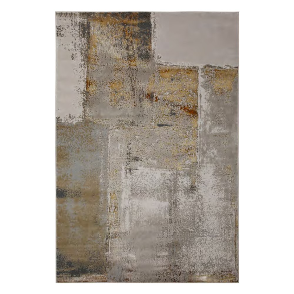 BURLINGTON DECO 3728C00-HG-TAUPE-YELLOW RUGS
